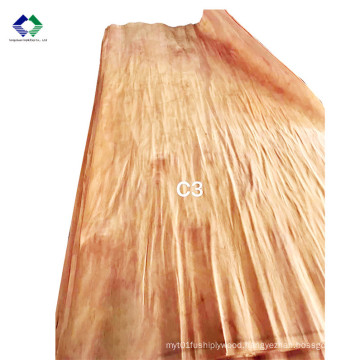 Natural wood rotary cut keruing wood face veneer from SHANDONG